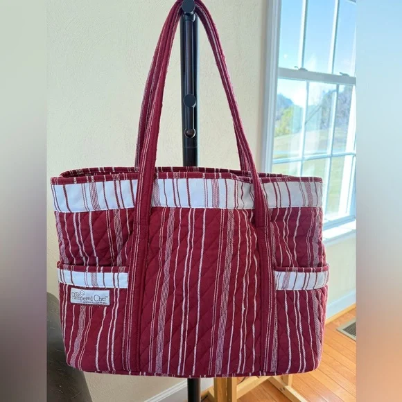Pampered Chef Quilted Tote Bag • 10 Pockets Total • Consultant Incentive - Picture 2 of 5